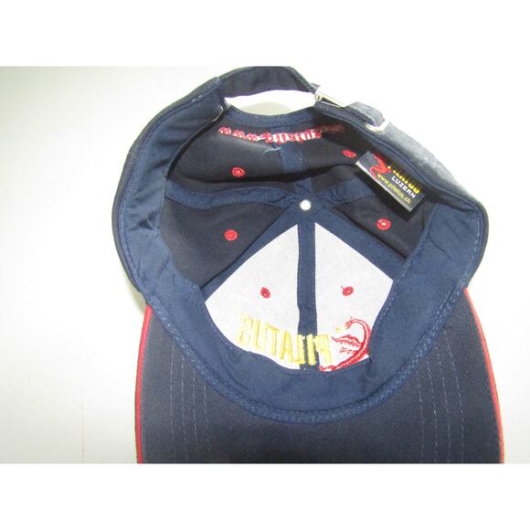 Pilatus Luzern Hat Navy Blue Red Dragon Embroidered Switzerland Souvenir Cap - Picture 5 of 7